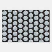 Einfaches Rundschreiben des geometrischen rosa Gli Geschenkpapier Set (Vorderseite)