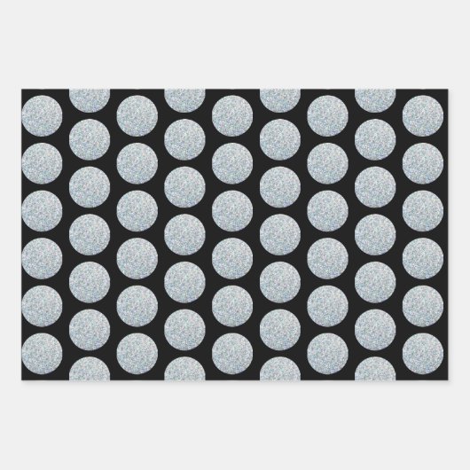 Einfaches Rundschreiben des geometrischen rosa Gli Geschenkpapier Set (Vorderseite)