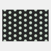 Einfaches Rundschreiben des geometrischen rosa Gli Geschenkpapier Set (Vorderseite 3)