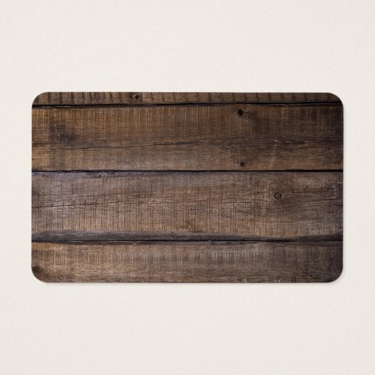 Einfaches rustikales Hochzeitsticket (Rückseite)