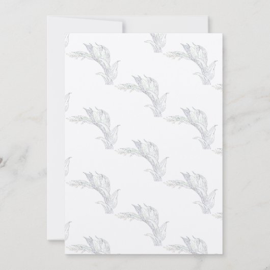 Einfaches Rustikales Kraft-Minimal-Leaf-Brautparty Einladung (Rückseite)