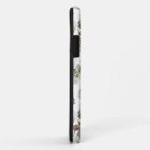 Einfaches rustikales, modernes Winterwaldmuster Case-Mate iPhone Hülle (Hinten/Rechts)