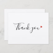 Einfaches rustikales Skriptgeschäft dank Karte (Vorne/Hinten)