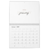 Einfaches, sauberes typografisches Design Kalender (Jan 2027)