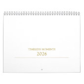 Einfaches, sauberes typografisches Design Kalender (Titelbild)