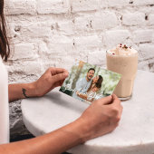 Einfaches Save the Date-Hochzeitsstil-Foto Postkarte