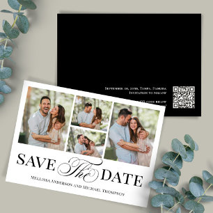 Einfaches 'Save the Date'-Skript-Fotocollage Save The Date