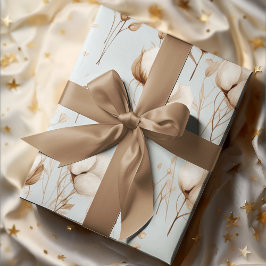 Einfaches, schick wirkendes Geschenk für Blume aus Geschenkpapier Set