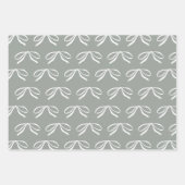 Einfaches Schleifen-Weihnachtsgeschenk Geschenkpapier Set (Vorderseite 2)