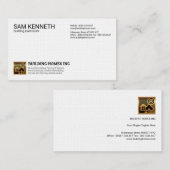 Einfaches Schlicht-Modern-Beruflich-Gold-Zuhause-S Visitenkarte (Vorne/Hinten)