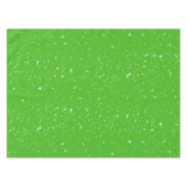 Einfaches Schnee und Sterne auf hellem GRIECHENLAN Tischdecke (Vorderseite (Horizontal))