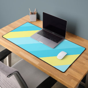 Einfaches Schreibtisch für Blue Lines für Workspac Schreibtischunterlage