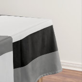 Einfaches Schwarz-Grau-Muster Tischdecke (Beispiel)