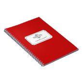 Einfaches Schwarz-Inspirationsjournal Notizblock (Rechte Seite)
