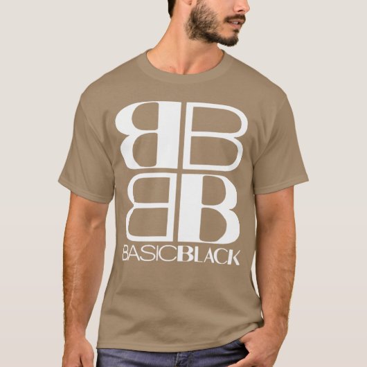 Einfaches Schwarz T-Shirt (Vorderseite)