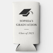 Einfaches Schwarz-Weiß-Abschluss Selters Dosenkühler (Vorderseite)