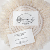 Einfaches Schwarz-Weiß-Apothekengeschäft Visitenkarte