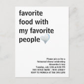 Einfaches Schwarz/Weiß Minimalistisches Probe Postkarte (Vorderseite)