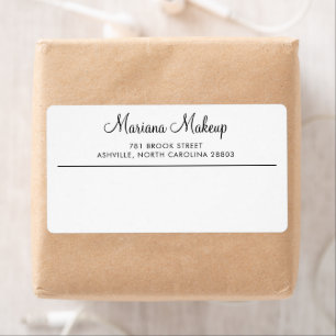 Einfaches Schwarz-Weiß Modern