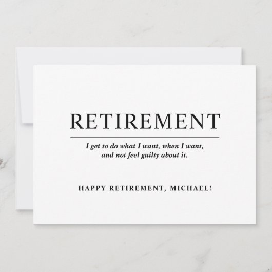 Einfaches Schwarz-Weiß-Party für die Vergabe von Z Einladung (Vorderseite)