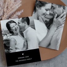 Einfaches Schwarz-Weiß-Valentingrüßen