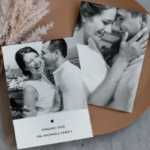 Einfaches Schwarz-Weiß-Valentingrüßen