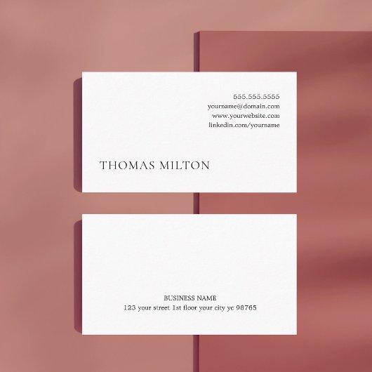 Einfaches Schwarz-weißes Beratungsnetz Visitenkarte