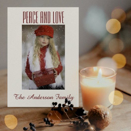 Einfaches Schwarz-weißes Gold Foto Weihnachten