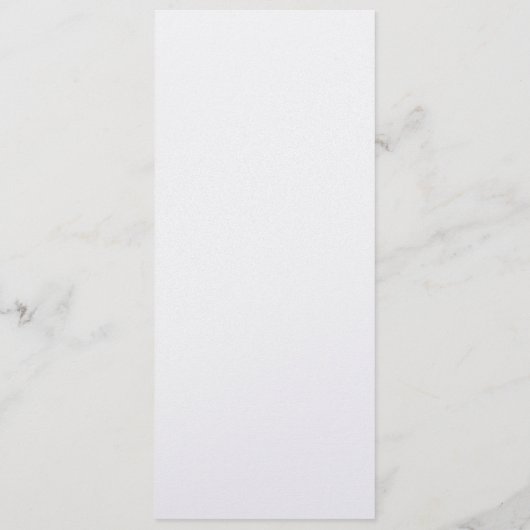 Einfaches Schwarz-weißes Hochzeitsprogramm Einladung (Rückseite)