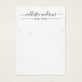 Einfaches Schwarz-weißes Skripterfassungsbildschir (Vorderseite)