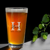 Einfaches Schwarzbeigenbier Glas