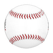 Einfaches Schwarzer Text Funny Dog Oma Foto Baseball (Vorderseite)