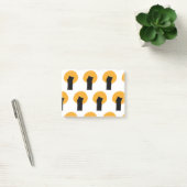 Einfaches, schwarzes Baumwoll-Farbmuster Post-it Klebezettel (Büro)