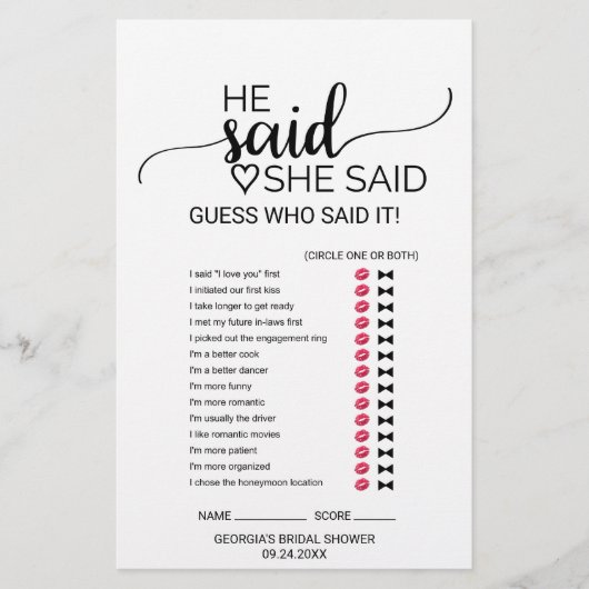 Einfaches Schwarzes Kalligrafisches Hochzeitsstimo (Vorderseite)