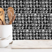 Einfaches Schwarzes Pet-Muster Fliese