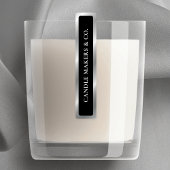 Einfaches schwarzes Silberstreifen-Schutzschild fü Etiketten