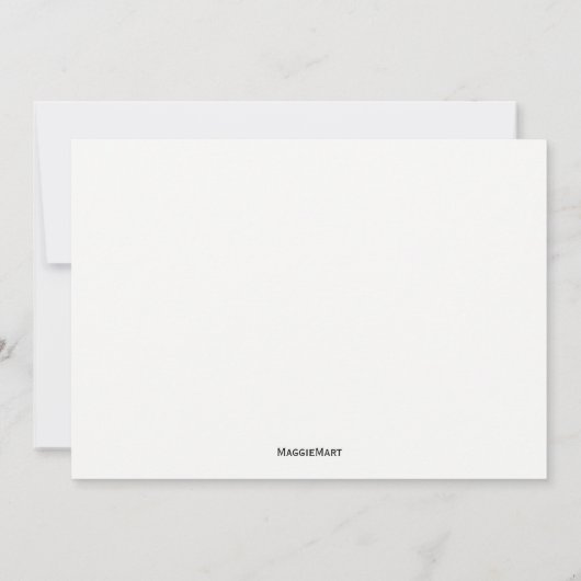 Einfaches Schwarzweiss-Proben-Abendessen Einladung (Rückseite)