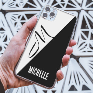 Einfaches Schwarzweiß-Split-Stilverfahren für Mono Case-Mate iPhone Hülle