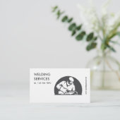 Einfaches Schweißen Visitenkarte (Stehend Vorderseite)