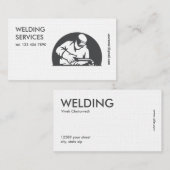 Einfaches Schweißen Visitenkarte (Vorne/Hinten)