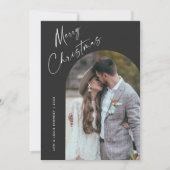 Einfaches Script Boho Arch Weihnachten (Vorderseite)