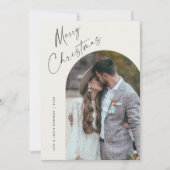 Einfaches Script Boho Arch Weihnachten (Vorderseite)