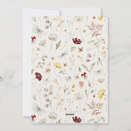 Einfaches Script Boho Arch Weihnachten (Rückseite)