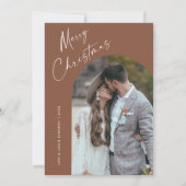 Einfaches Script Boho Arch Weihnachten (Vorderseite)