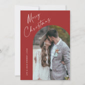 Einfaches Script Boho Arch Weihnachten (Vorderseite)