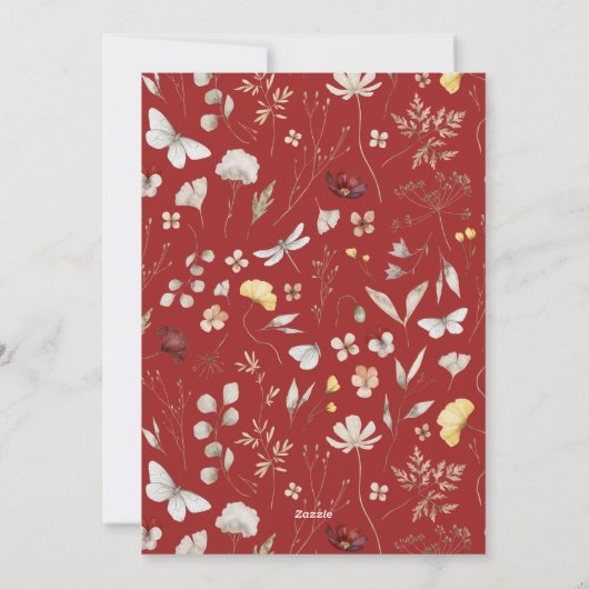 Einfaches Script Boho Arch Weihnachten (Rückseite)