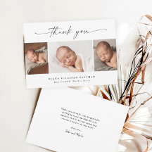 Einfaches Script Foto Collage Baby