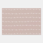 Einfaches Seitenumblättern Farbe #CDB3AC Geschenkpapier Set (Vorderseite 2)