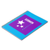 Einfaches Sermon-Notebook zum Schreiben Notizblock (Linke Seite)