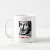 Einfaches Shakespeare-Logo Kaffeetasse (Links)